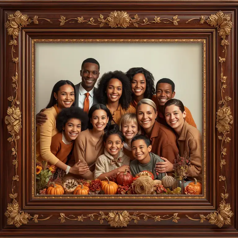 Family portrait print