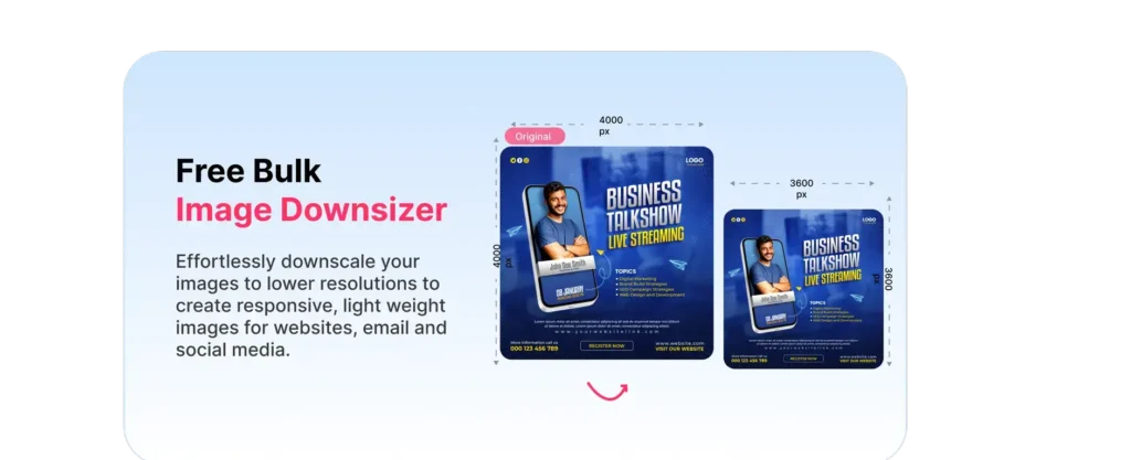 How to Downsize Images for Faster Website Loading?